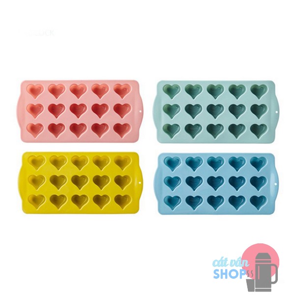 Khay đá, khuôn làm thạch, khuôn Chocolate Silicon Lock&Lock hình trái tim CKT221