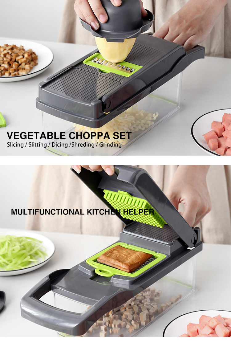 ODOROKU 12 in Multi-Functional Vegetable Slicer Cutter Grater Cutting  Machine Food Dicers Multipurpose – ODOROKU SINGAPORE
