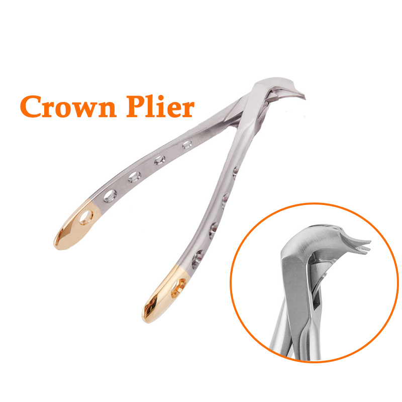 Gambar Dental Crown Spreader Forcep Tooth Remover Pliers Pick Stainless Steel Dental Tools Instrument