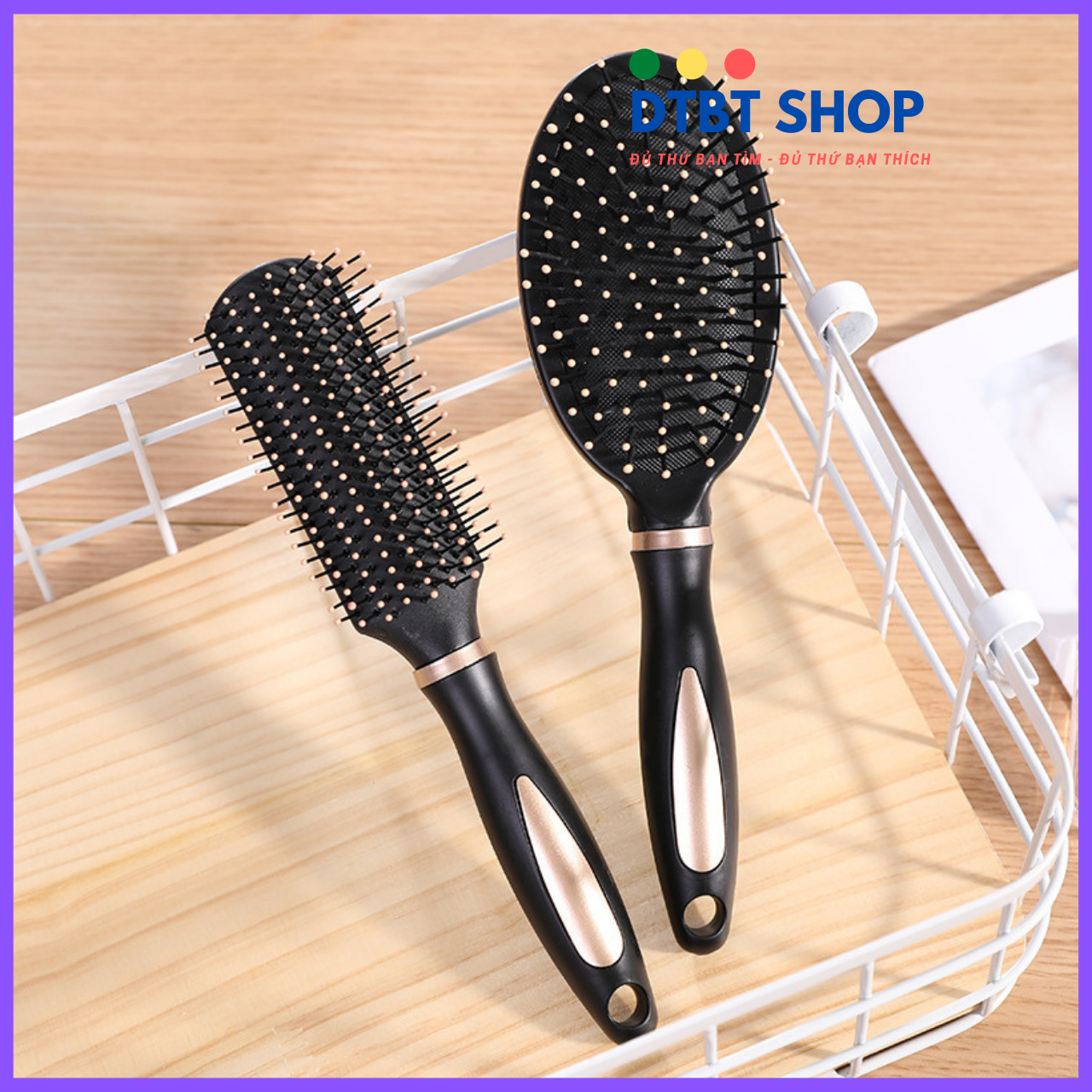 Lược chải tóc gỡ rối, chống rụng tóc, lược chải tóc xoăn, tạo kiểu chuyên dụng salon chống rối chống rụng tóc dtbt shop