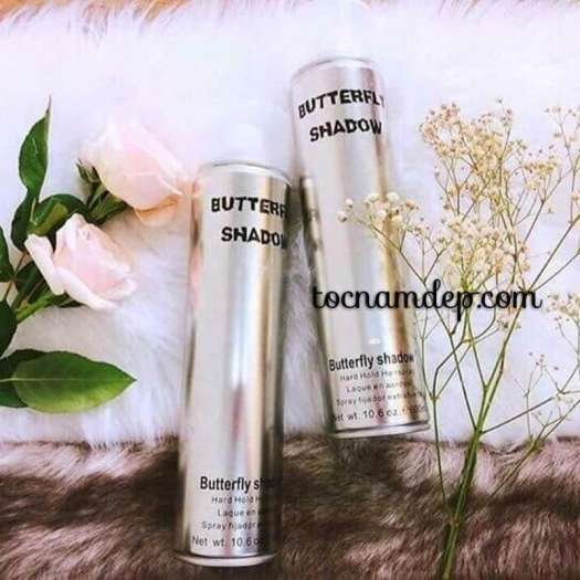 Gôm xịt tóc Butterfly Shadow 320ml Chính hãng, Gôm bạc giữ nếp tạo kiểu nam nữ