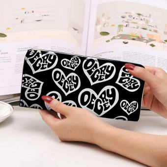 GIÁ RẺ  Ví bóp nữ dáng dài cầm tay đẹp họa tiết tim nhiều ngăn tiện dụng giá rẻ thời trang M66