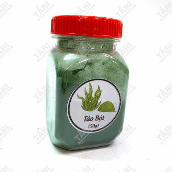50G Tảo Xoắn Dạng Bột Cho Cá Ăn - Thức Ăn Cá Tảo Bột Xoắn