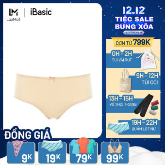Set 3 quần lót nữ lưng cao trơn cotton iBasic PANW147