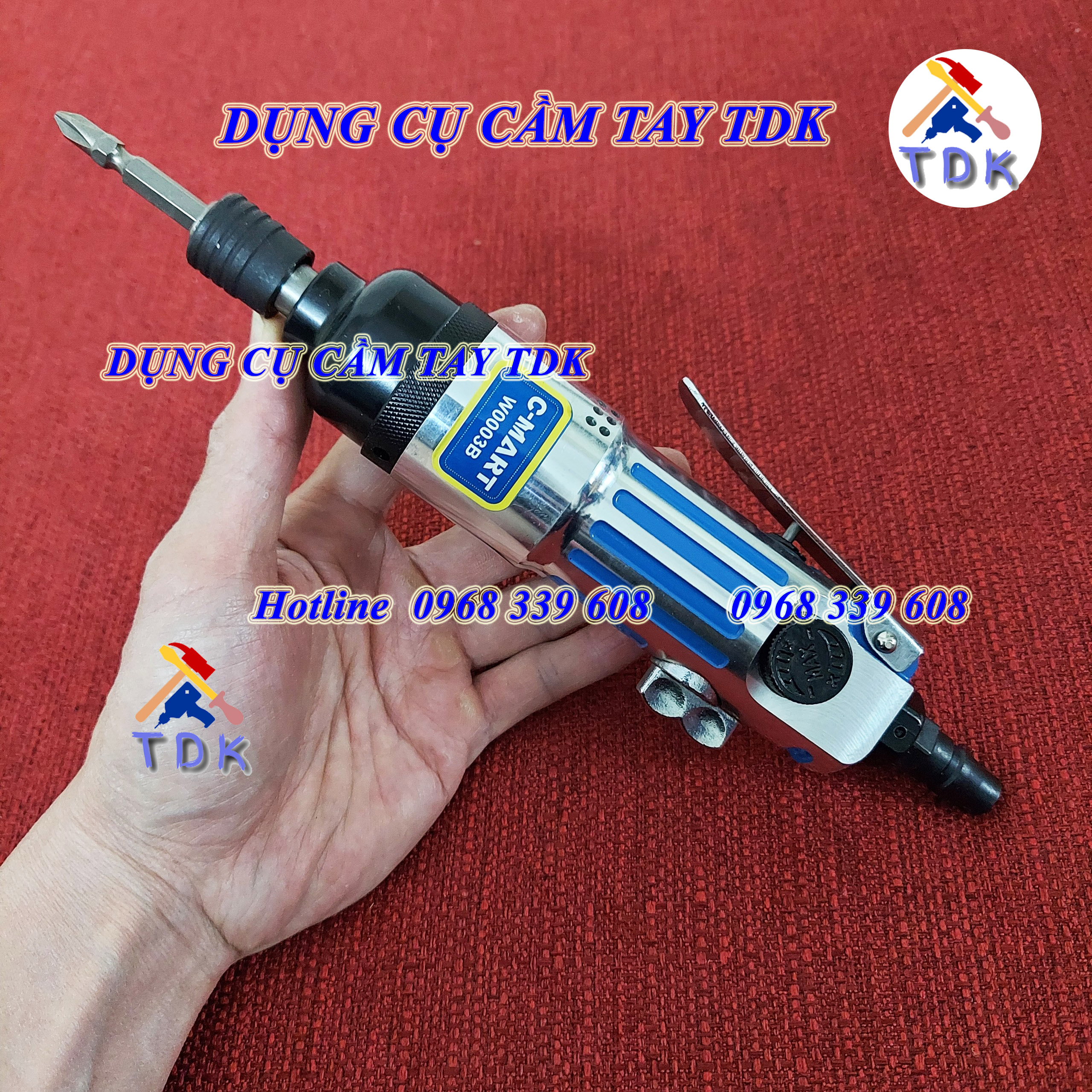 Máy bắn vít dùng hơi w0003b cmart tặng kèm mũi bắt vít