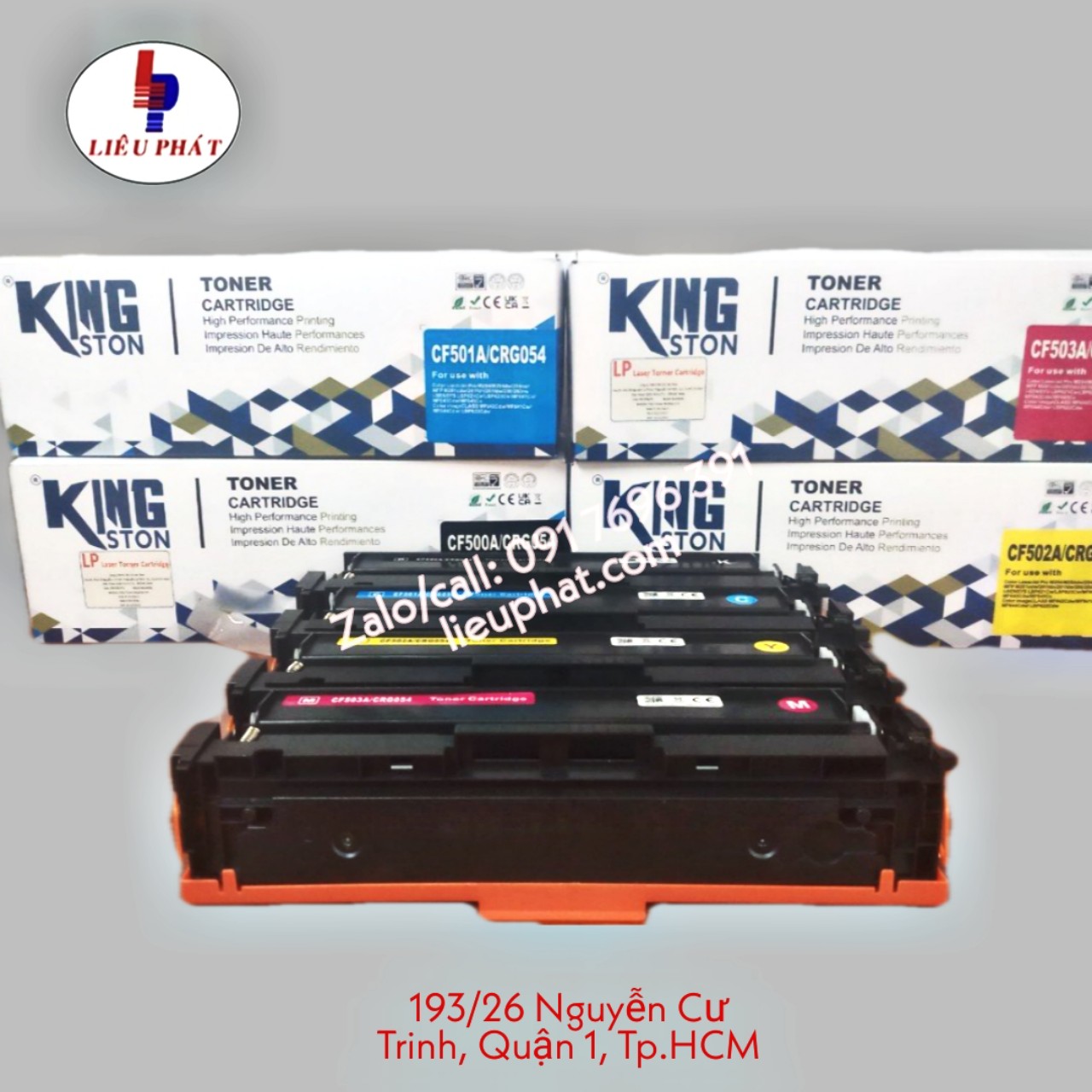 [HCM]Hộp mực in màu đen HP CF 500A dùng Cho Máy in HP LaserJet Pro M254dw 254nw M280nw M281fdw 281fdn (202A/202X)