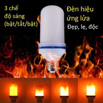 Đèn hiệu ứng lửa (3 chế độ)