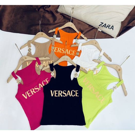 Áo 2 Dây Chốt Sắt In Chữ_Shop Thủy Tiên LZD