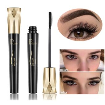 Mascara Sợi Tơ 4D Chuốt Mi Cong Mi Cong Mi Cong Mi Dạng Lỏng Không Thấm Nước Mascara Nối Mi Sợi 3D Rimel Mỹ Phẩm
