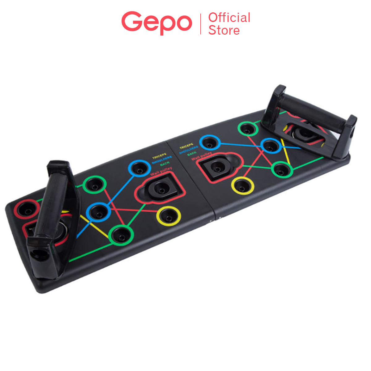 Bộ dụng cụ hỗ trợ tập hít đất chống đẩy đa chức năng gấp gọn maleroads