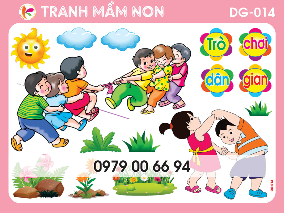 Decal mầm non - góc dân gian 014