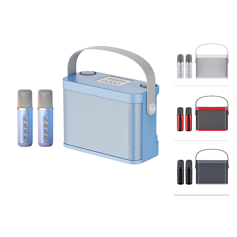 YS-203/219 New Upgrade Microphone / Come With 2 Wireless Microphones Outdoor Family KTV Stereo / Karaoke Stereo Mic Big Sound / Support Bluetooth / Local Warranty