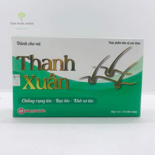 Thanh xuân nữ Nam Dược - Chống rụng tóc, bạc tóc, khô tóc (Hộp 40 viên)
