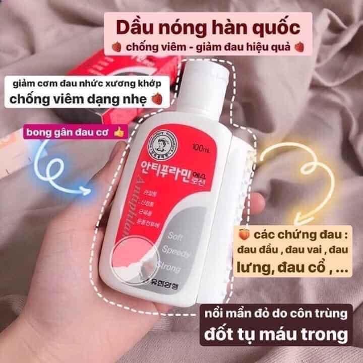 Dầu nóng xoa bóp Hàn Quốc 100ml