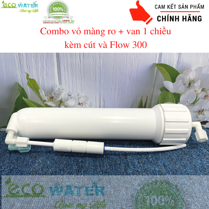 Cốc lọc màng ro - Vỏ màng lọc nước ro - tặng kèm van 1 chiều