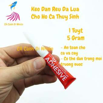 Keo dán rêu, đá, lũa, Adhesive đỏ, 5g cho hồ cá thuỷ sinh (sl: 1 típ)