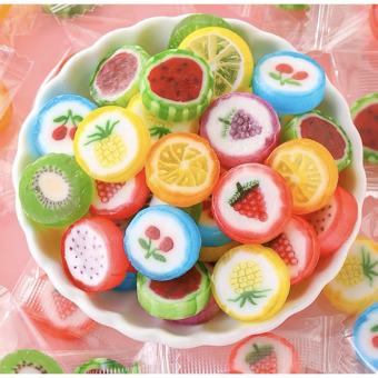 100g Kẹo cứng hương vị trái cây bốn mùa/ Kẹo hình trái cây đầy màu sắc
