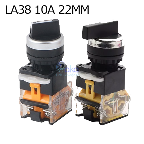 Công tắc xoay tủ điện 2 vị trí - 3 vị trí phi 22