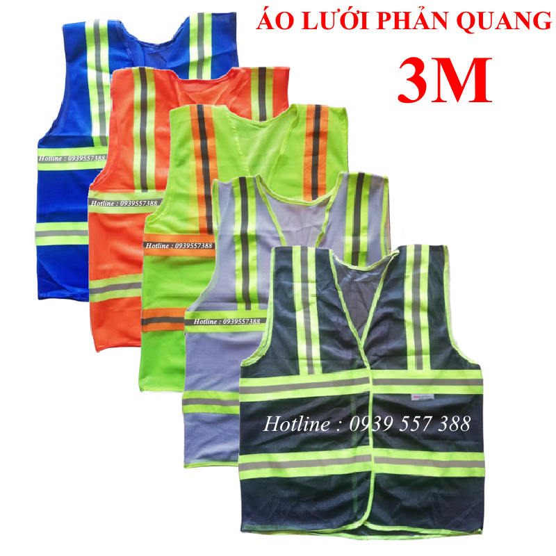 ÁO LƯỚI PHẢN QUANG 3M , ÁO PHẢN QUANG , ÁO KHOÁC PHẢN QUANG BẢO HỘ LAO ĐỘNG