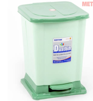 Thùng rác nhựa đạp chân Duy Tân cỡ nhí - Màu ngẫu nhiên