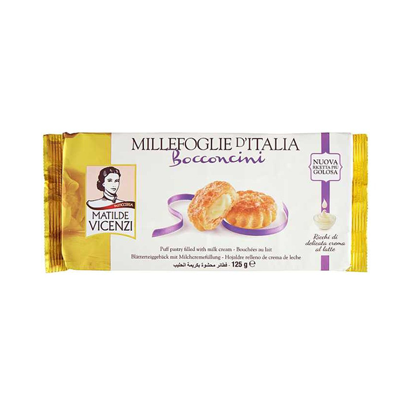 Bánh Puff Pastry Nhân Kem H.PHỈ MILLEFOGLIE 125G