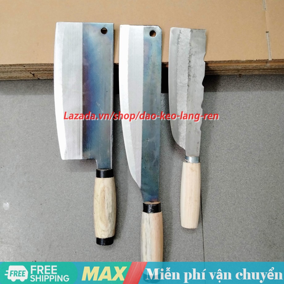 Bộ 3 dao chặt xương chặt gà thái thịt giá rẻ