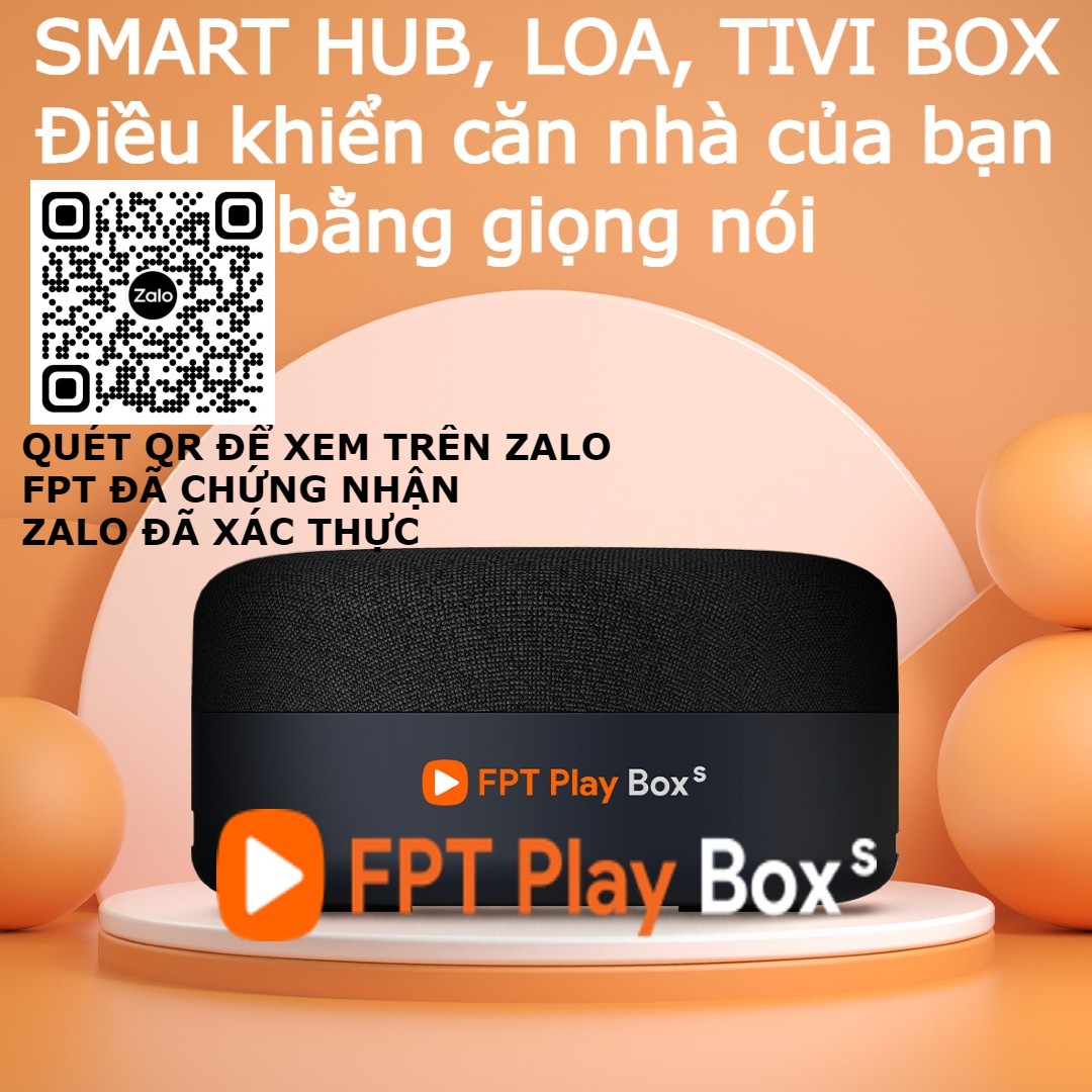 FPT Play Box T590 Trung tâm điều khiển Smart Home kết hợp Android TV Box FPT và loa truyền hình điều khiển giọng nói không chạm - Chính hãng