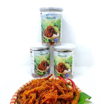 Khô Bò Miếng Xé Sợi Tây Nguyên 200Gr Xuất Khẩu 100% Thịt Bò Tươi Đặc Sản Tây Nguyên VNFoods