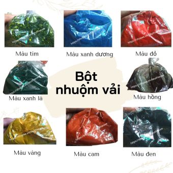 Bột màu nhuộm quần áo, giày, vải