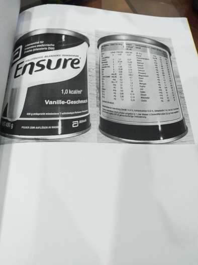 Sữa dinh dưỡng ensure Đức vị vani hộp 400g