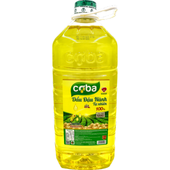 DẦU ĂN ĐẬU NÀNH TỰ NHIÊN COBA 5lit