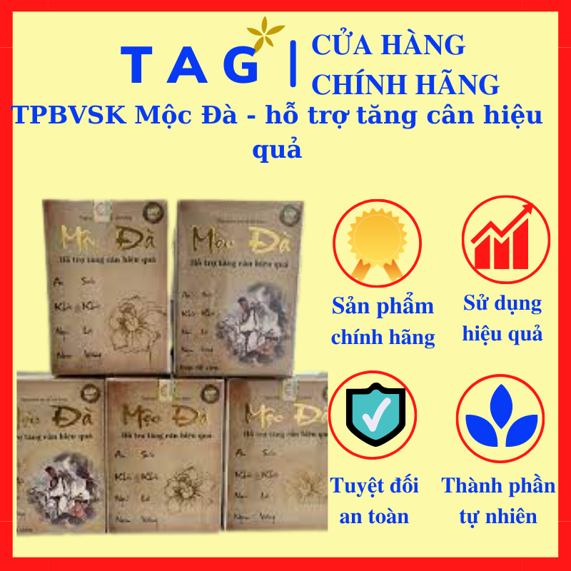 Thảo mộc tăng cân mộc đà mẫu mới tăng 3-7kg/ liệu trình