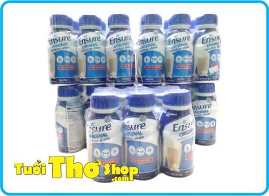 Combo 6 chai sữa ENSURE hương Vani 237ml