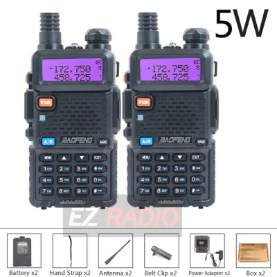 Baofeng UV 5R Walkie Talkie 10KM UV5R CB Radio Receiver Station Two-way Walkie-talkies 4PCS 2PCS Powerful UV-5r UV 82 UV 9R dmr (1)