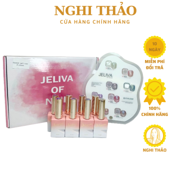 Set sơn gel mắt mèo JELIVA 8 màu