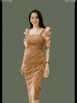 Đầm Ôm Body Tay Vol Thiết Kế Sang Trọng