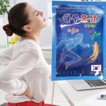 Cao dán hồng sâm Korea power Gíneng 20 miếng túi xanh