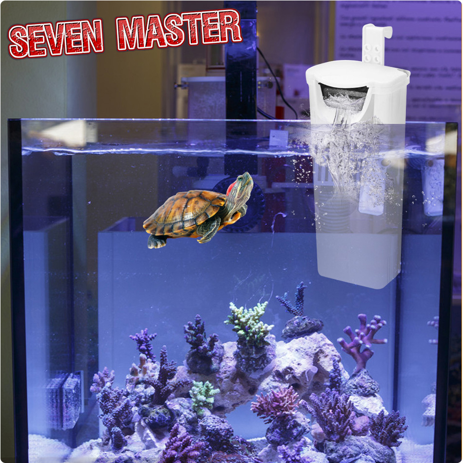 Seven bộ lọc lọc nước master bộ lọc bể cá cho bể cá rùa bên trong không ồn mực nước thấp máy bơm lau nước