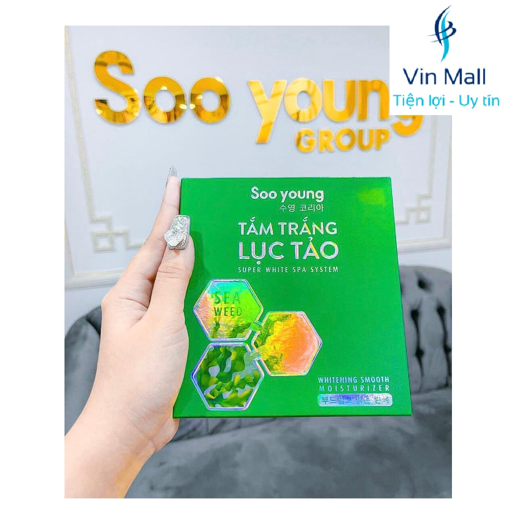 Tắm trắng lục tảo soo young hàn quốc - mẫu mới