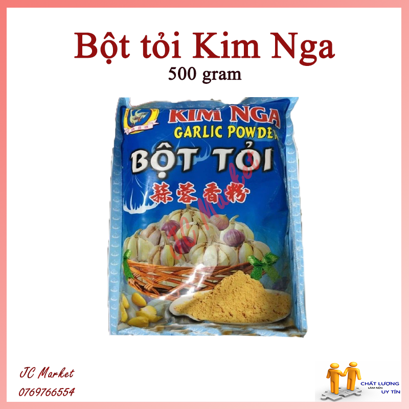 Bột tỏi đặc biệt hiệu kim nga gói 500gram