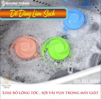 Phao Lọc Cặn Bẩn Máy Giặt, Túi ,Lọc Gom Rác Lồng Máy Giặt Cửa Đứng - Màu Random - Có Video