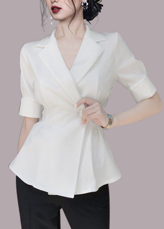 Áo khoác vest blazer một nút dáng dài thanh lịch_