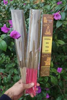 Hương Bài Yên Cát (Hộp Chữ Nhật 50-100 Nén 35cm) - Nhang Bài Hương Nhang Nhựa Trám, Rễ Cây Hương Bài Tự Nhiên