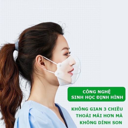 Chiếc Khẩu Trang Kháng Khuẩn 4D Hoàng Dũng Mask KF94, Đạt Chuẩn Hàn Quốc, Kháng Khuẩn - Ngăn Ngừa Vi Khuẩn