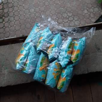 Bịch 10 gói Bim Bim Snack Bắp Ngọt Oishi 16g