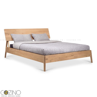 Giường đôi Shrub gỗ sồi 1m8