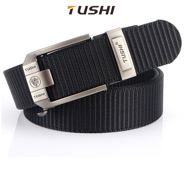 (Dây nịch) Dây nịt vải dù Tushi T68 siêu bền đẹp_Khóa cài tự động thép không gỉ chắc chắn, tiện lợi - Thắt lưng Nam vải Canvas cao cấp