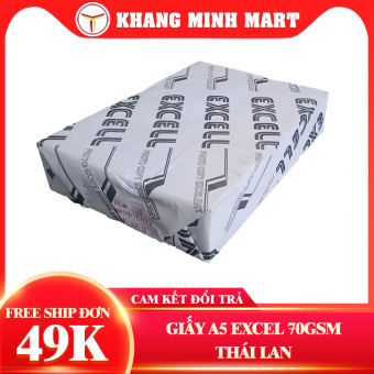 Giấy A5 Excel 70gsm Thái Lan