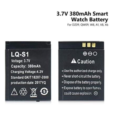 Pin đồng hồ thông minh DZ09, A1, QW09, W8, V8, X6, Apwatch A1 A8L GM08 -dc2521