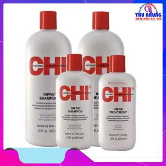 [HCM]Dầu gội, xả CHI Infra Shampoo dưỡng ẩm cho tóc khô và hư tổn